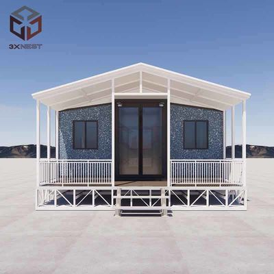 درجه 8 مقاومت در برابر زلزله 20FT خانه های ساخته شده با پنجره آلومینیوم پل شکسته