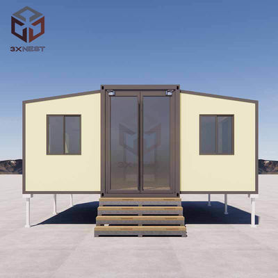 خانه کانتینری با بالکن EPS / PU / عایق پشم سنگ