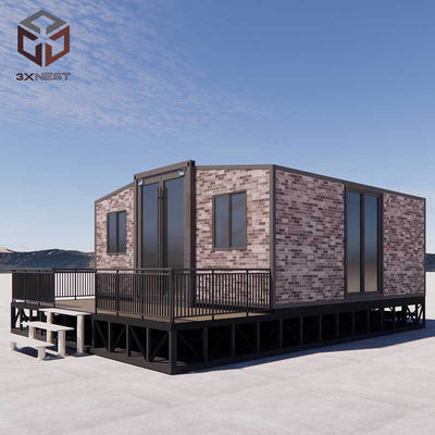 خانه های 20FT پیش ساخته شده با پل شکسته آلومینیوم درب های دوگانه و پانل ساندویچ PU