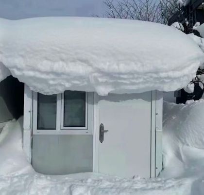 عایق صوتی خانه های ماژولار قابل تاشو کانتینر 350 Sf قابل گسترش 2br خانه کوچک