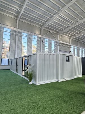 خانه کانتینری 40 فوتی فولادی گالوانیزه با طراحی داخلی قابل تنظیم و ضخامت کف 18 میلی متری