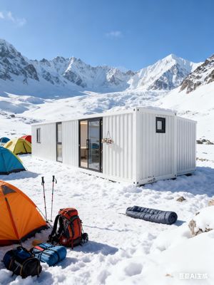 خانه ظرفی قابل گسترش 40 فوت با گارانتی یک ساله T50 mm سقف EPS و L11800 * W6220 * H2480 mm اندازه گسترش یافته