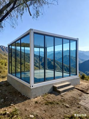 لوله کشی سفارشی خانه تاشو 20 فوت با سقف جاده زنده 0.5KN / m2 و عملکرد لرزه ای سطح 8