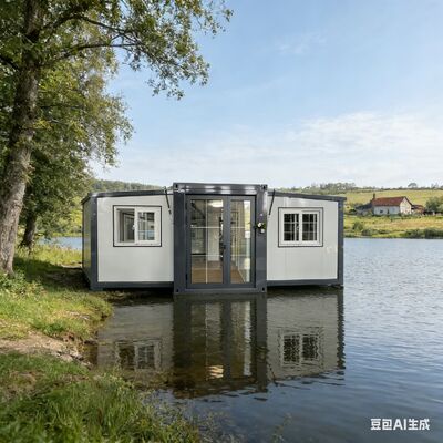 کانتینر 20ft Foldable با L5900* W2200* 2480mm Folded Dimensions CE Certified و عایق صدا حرارتی برای ذخیره سازی و حمل و نقل