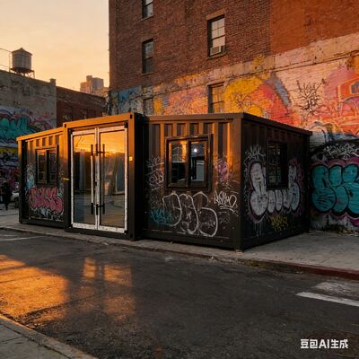 کانتینر تاشو 20 فوت با عایق حرارتی و عایق صوتی قابل سفارشی شدن قابل انباشت قابل گسترش خانه کانتینری برای خانه های کوچک ساخته شده