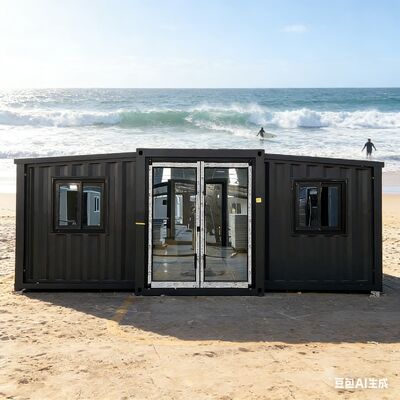 کانتینر 20 فوتی کاملاً گالوانیزه تاشو با عایق حرارتی و سیستم برق قابل تنظیم