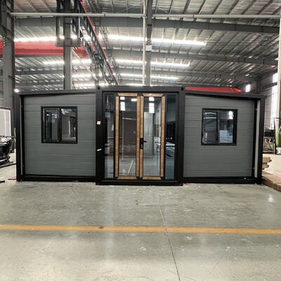 کانتینر تاشوی 20 فوتی با عملکرد لرزه‌ای سطح 8 و ابعاد تا شده L5900 W2200 H2480mm با قاب کناری کاملاً گالوانیزه